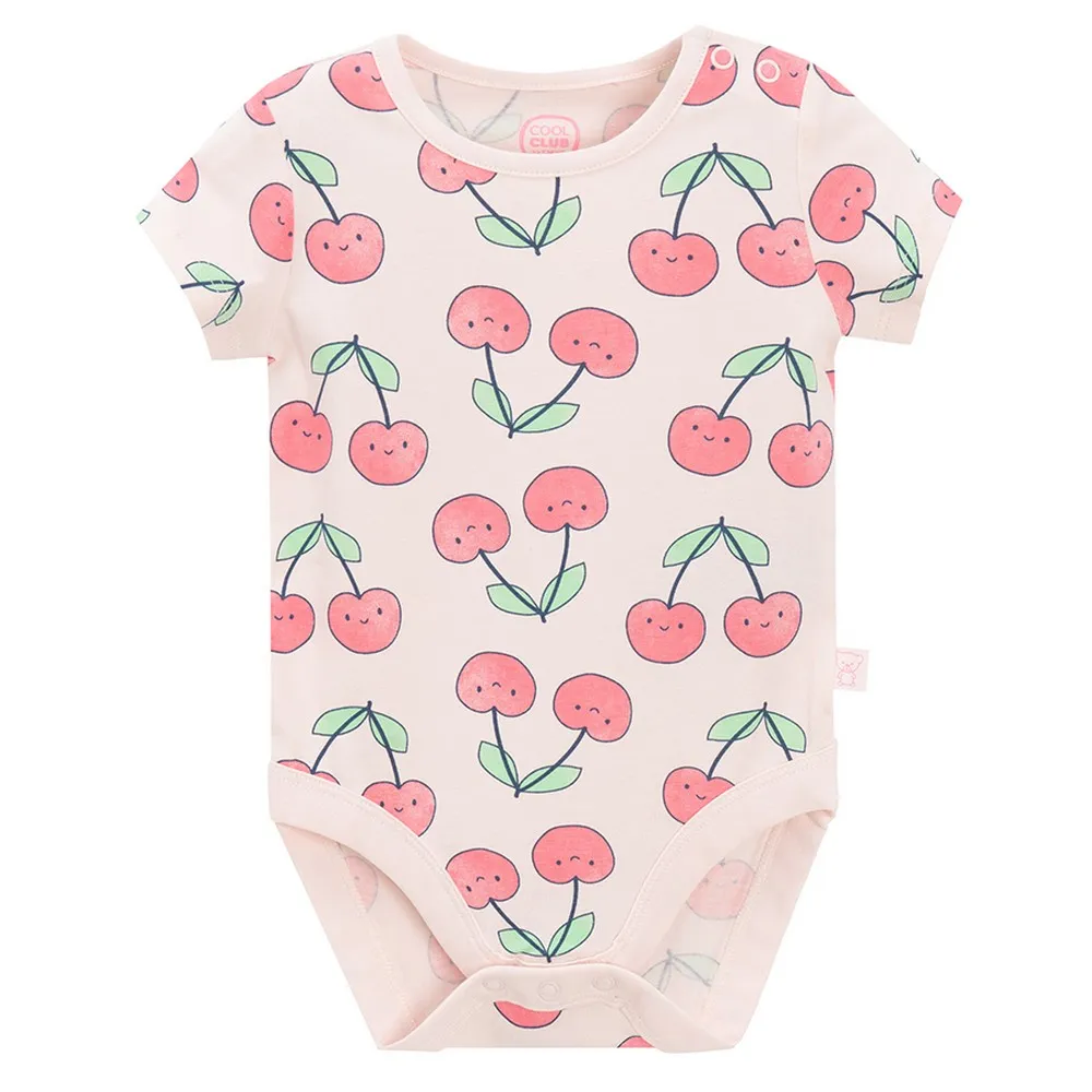 COOL CLUB BODI KRATAK RUKAV LIGHT PINK BOTANIC