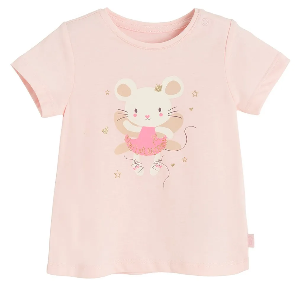 COOL CLUB MAJICA KRATAK RUKAV LIGHT PINK 