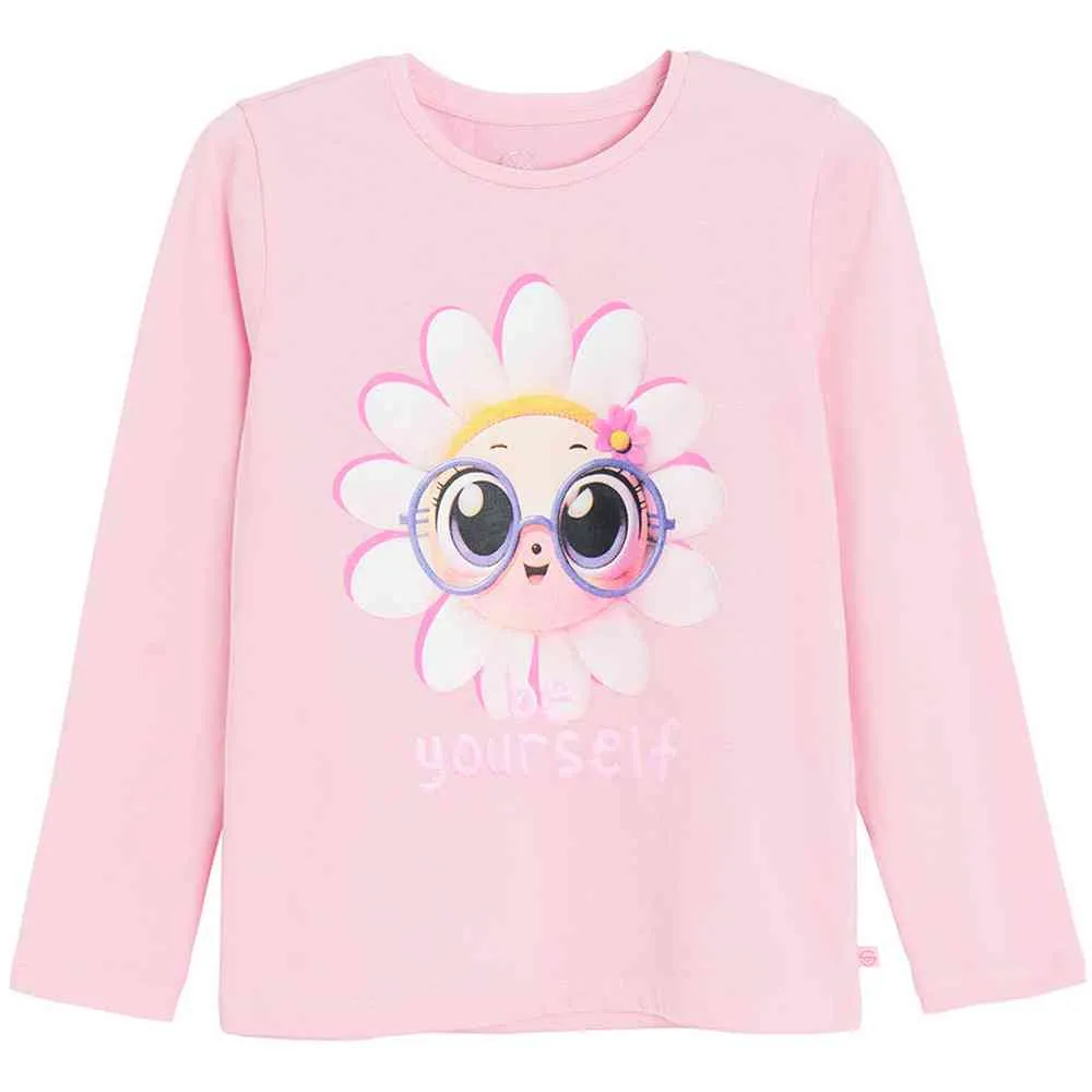 COOL CLUB MAJICA DUG RUKAV PINK