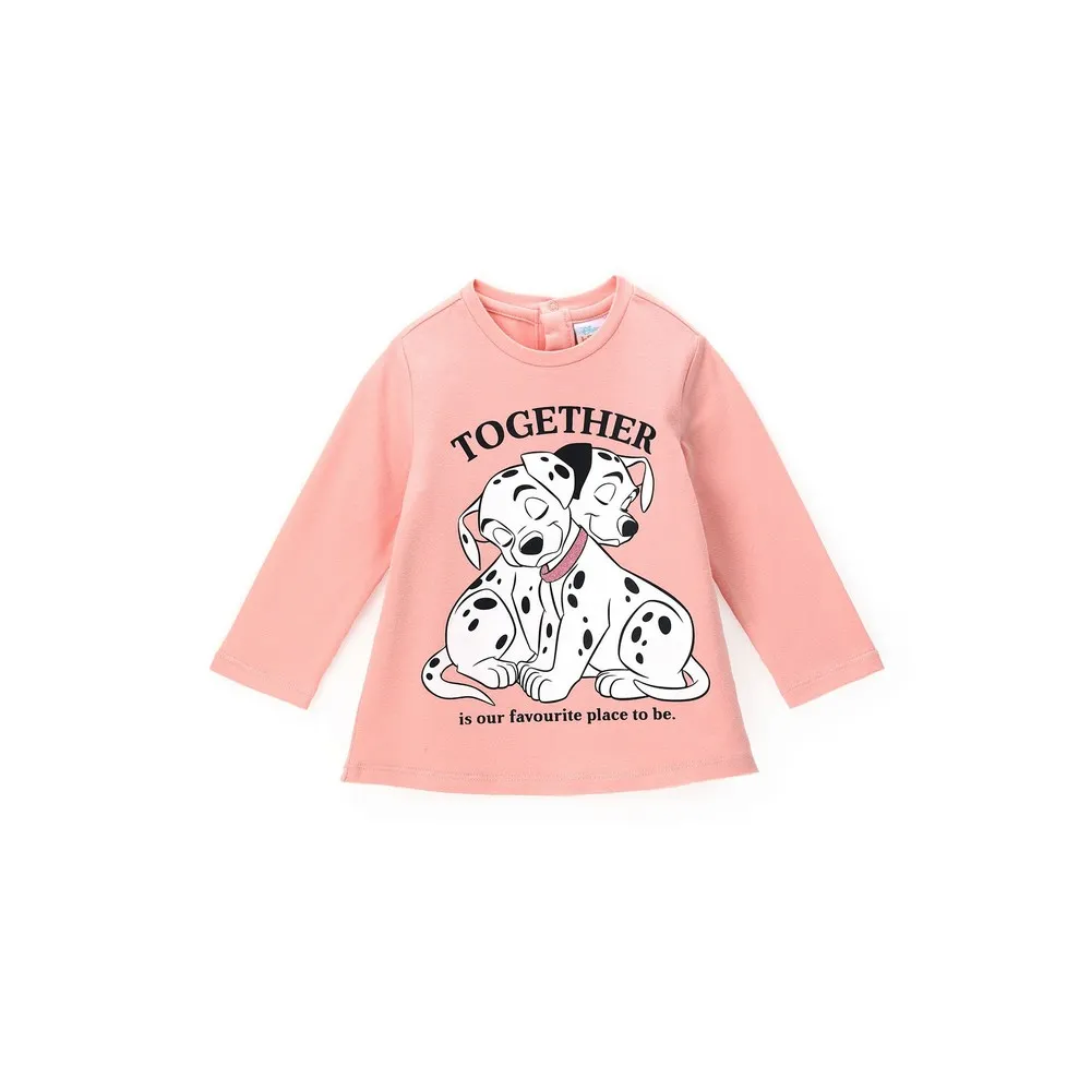 ORIGINAL MARINES MAJICA DUG RUKAV DRESSY PINK DISNEY - CARICA 101 