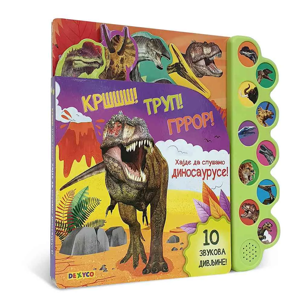 Krsss! Trup! Groor! Hajde da slusamo dinosauruse!