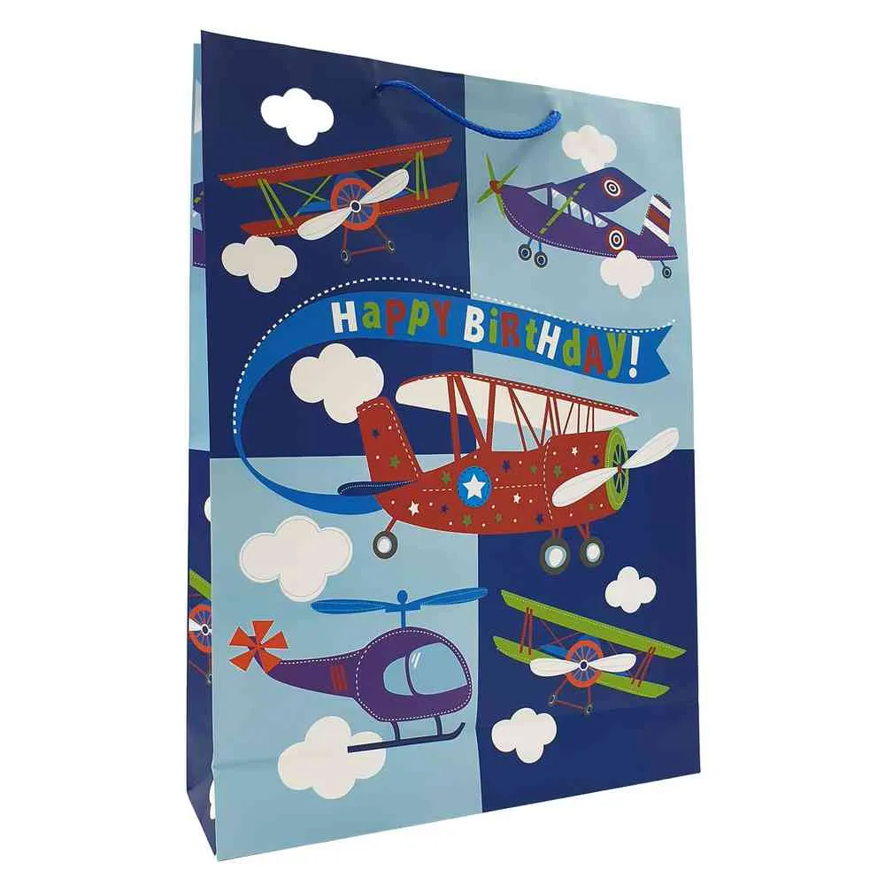 UKRASNA KESA JUMBO BIRTHDAY PLANES 33X45X10 CM DEXY
