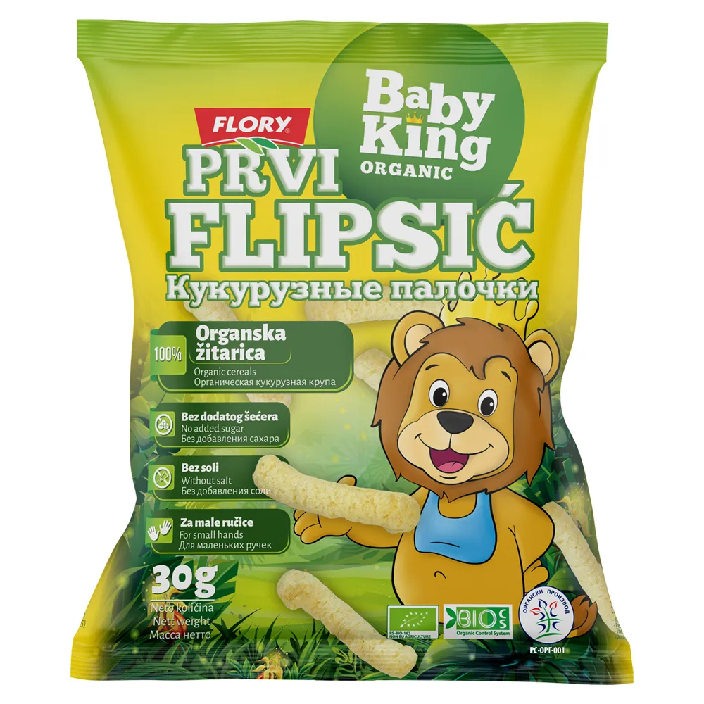 BABY KING ORGANIC PRVI FLIPSIC 6M+ 30G