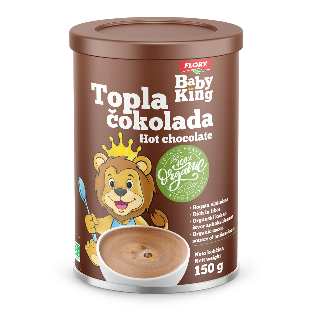 BABY KING ORGANIC TOPLA COKOLADA 150G 