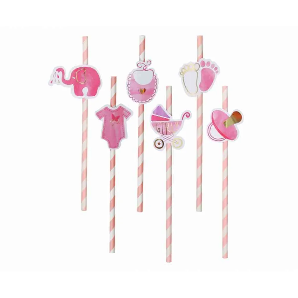 PAPIRNE SLAMCICE BABY BOY ROZE 20CM 8KOM 