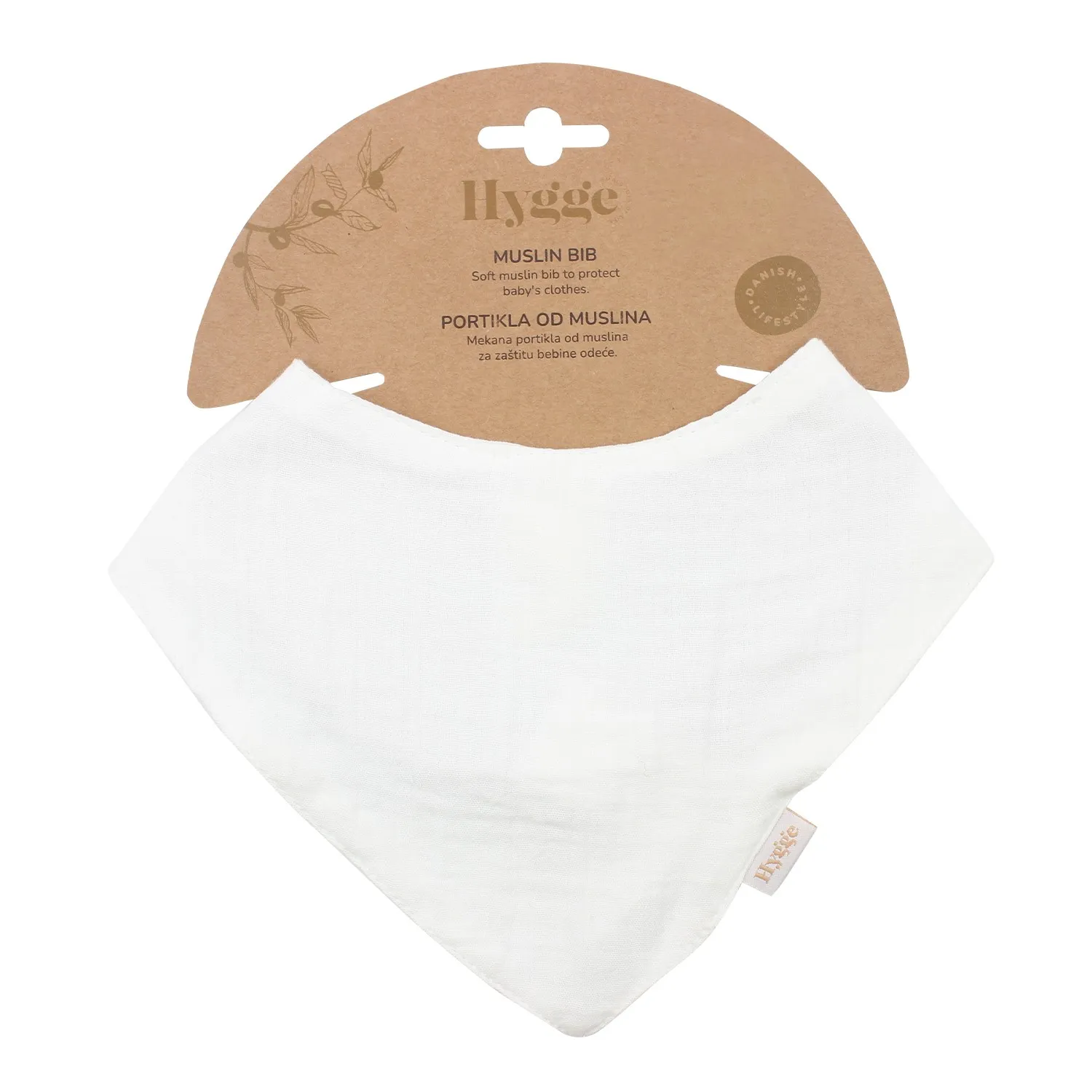HYGGE PORTIKLA OD MUSLINA LIGHT ECROU