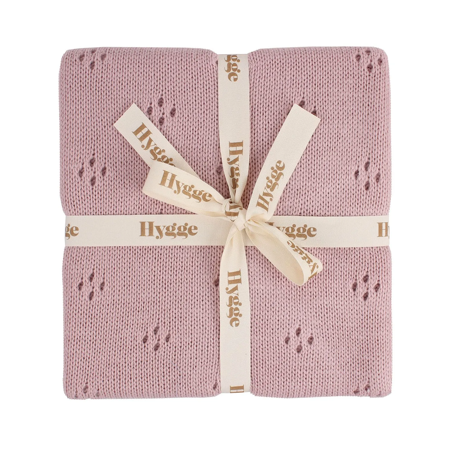 HYGGE KONCANI PREKRIVAC DUSTY ROSE