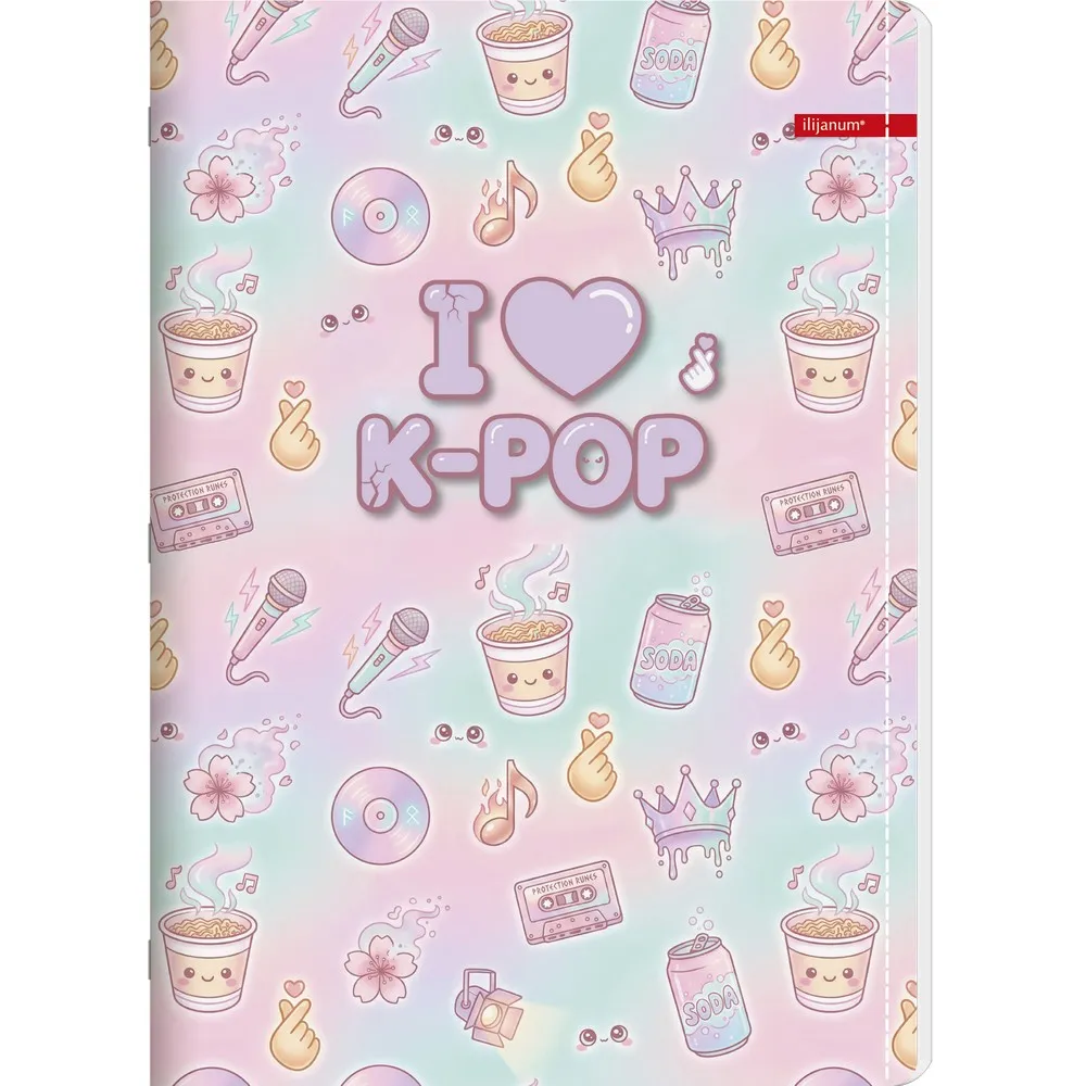 SVESKA A5 KARO 52L K - POP 