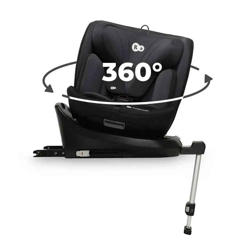 KINDERKRAFT AUTO SEDISTE I 360 I SIZE 40 150CM BLACK 