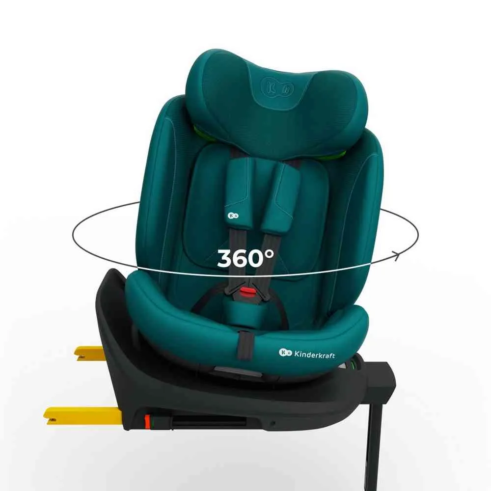 KINDERKRAFT AUTO SEDISTE I 360 2 PLUS I SIZE 40 150CM GREEN 