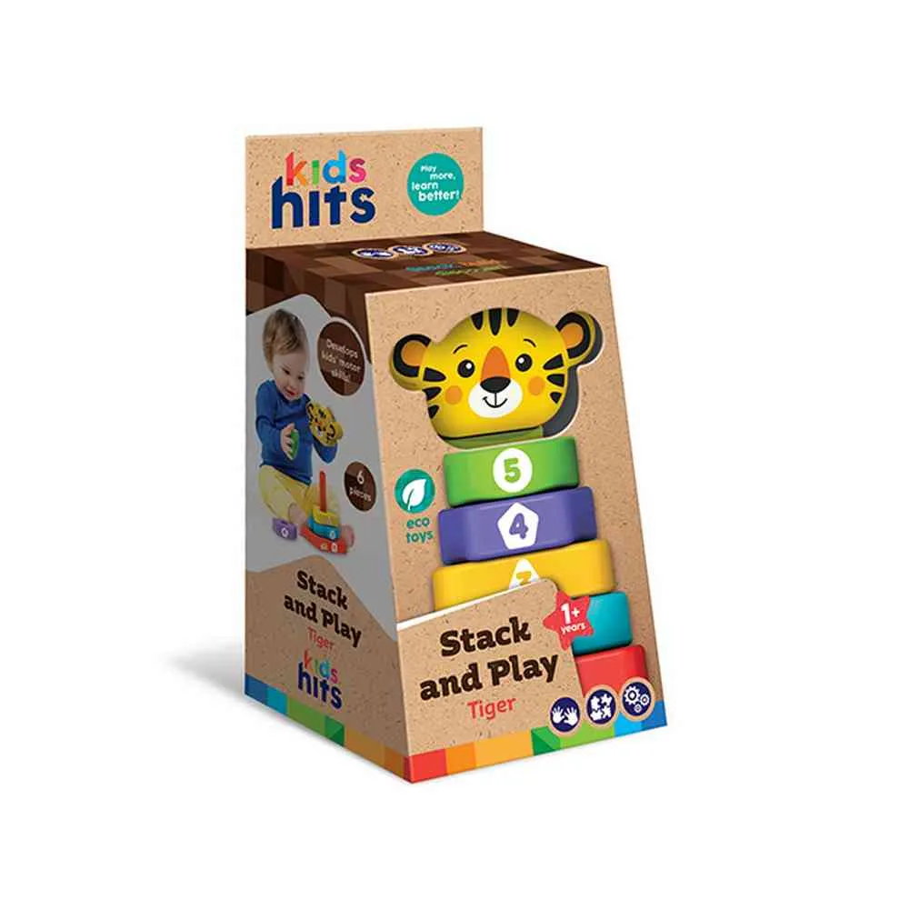 KIDS HITS DRVENA KULA ZA SLAGANJE TIGAR