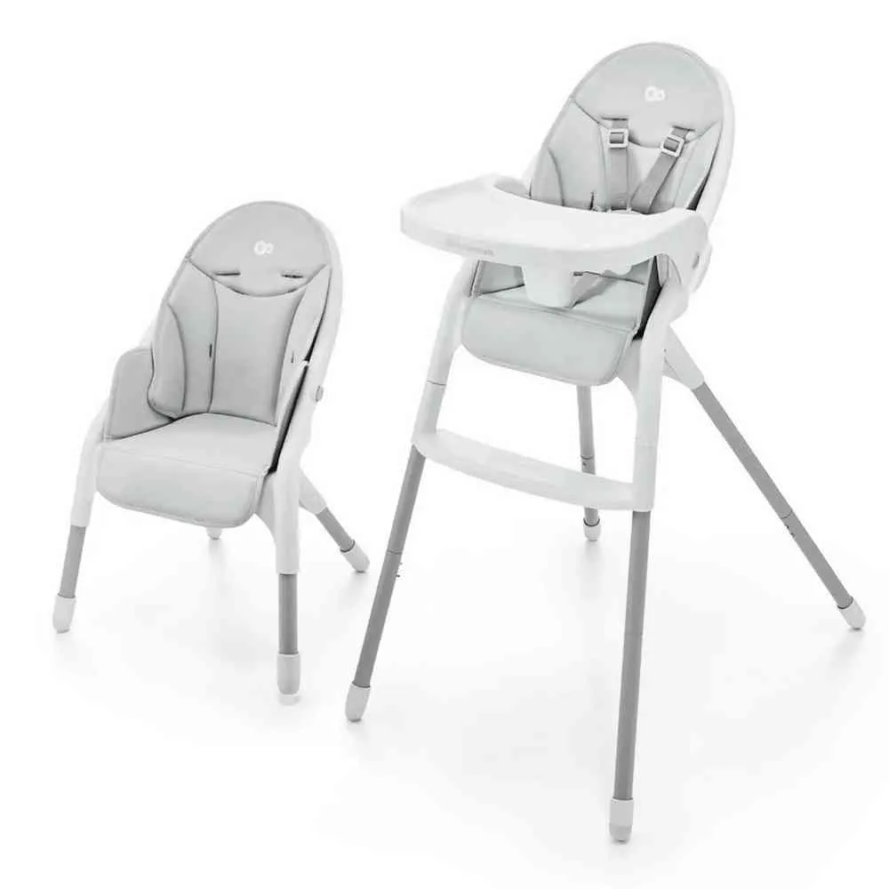 KINDERKRAFT STOLICA ZA HRANJENJE DINNLY LIGHT GREY 