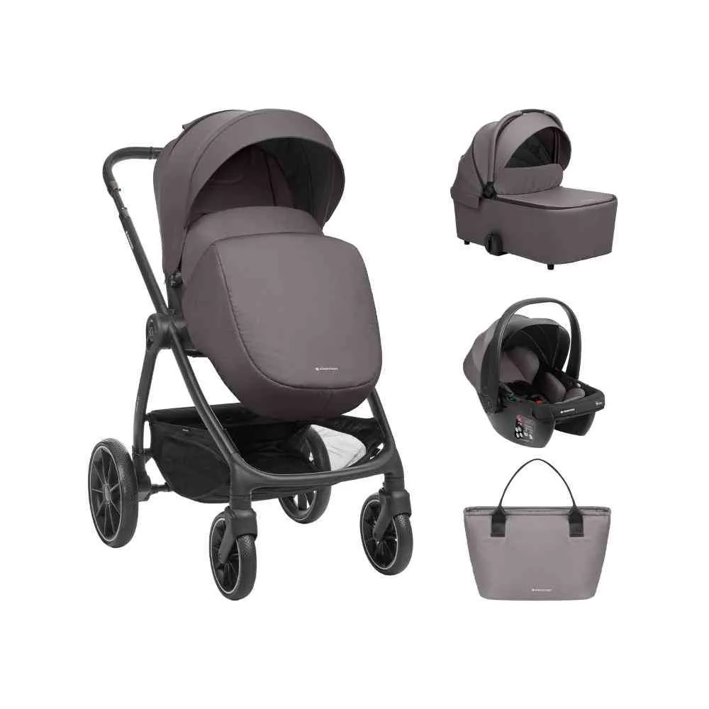 KIKKA BOO KOLICA TRIO SISTEM MODENA DARK GREY 