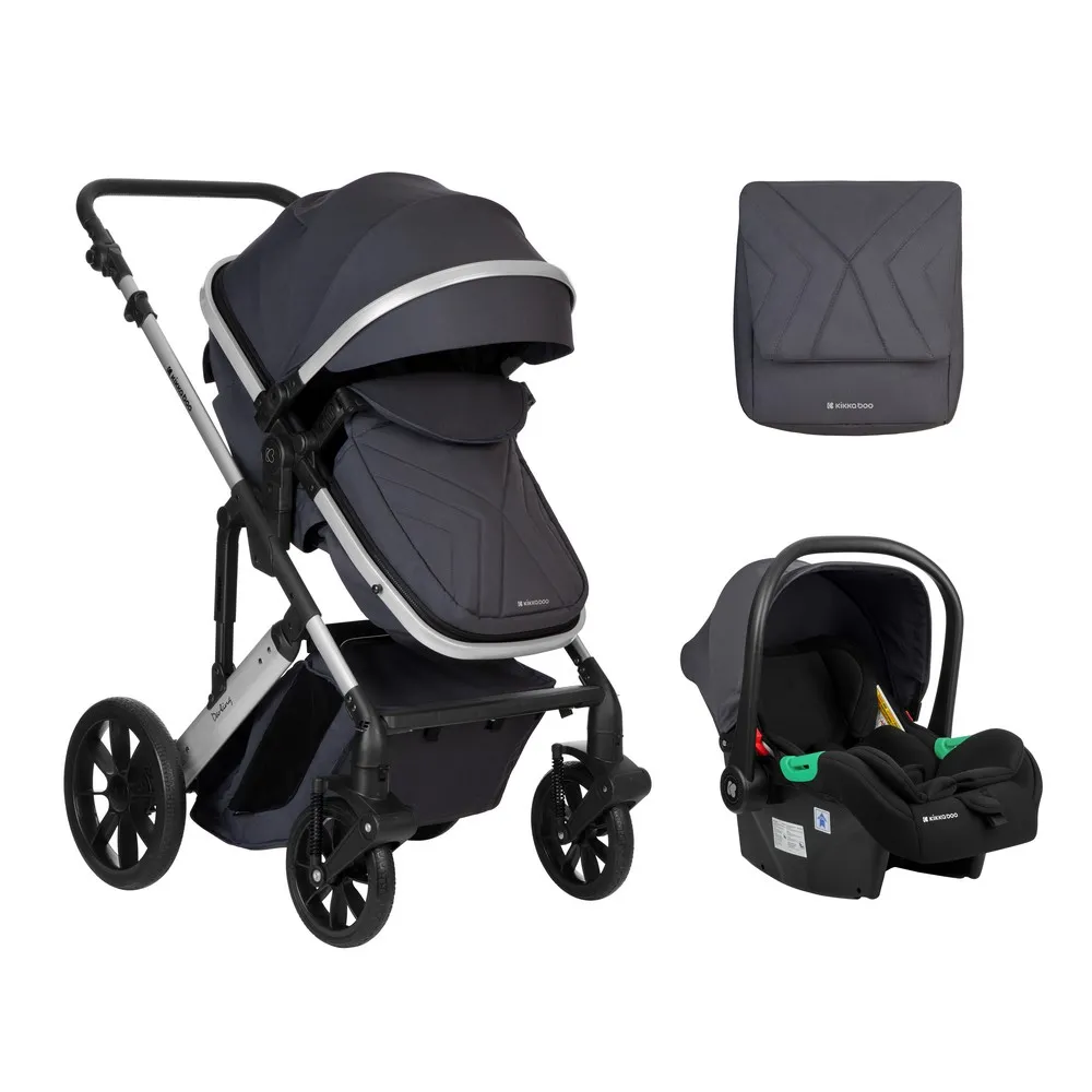 KIKKA BOO KOLICA TRIO SISTEM DARLING DARK GREY