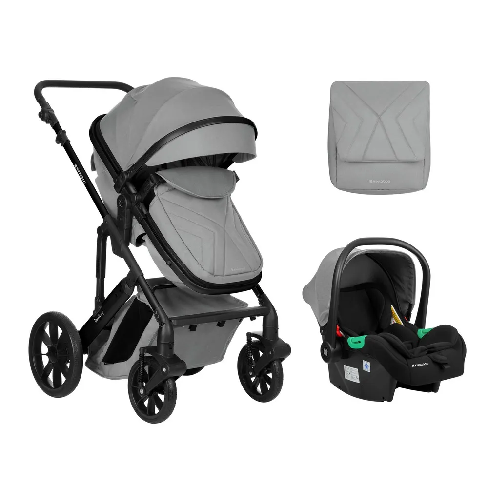 KIKKA BOO KOLICA TRIO SISTEM DARLING LIGHT GREY 