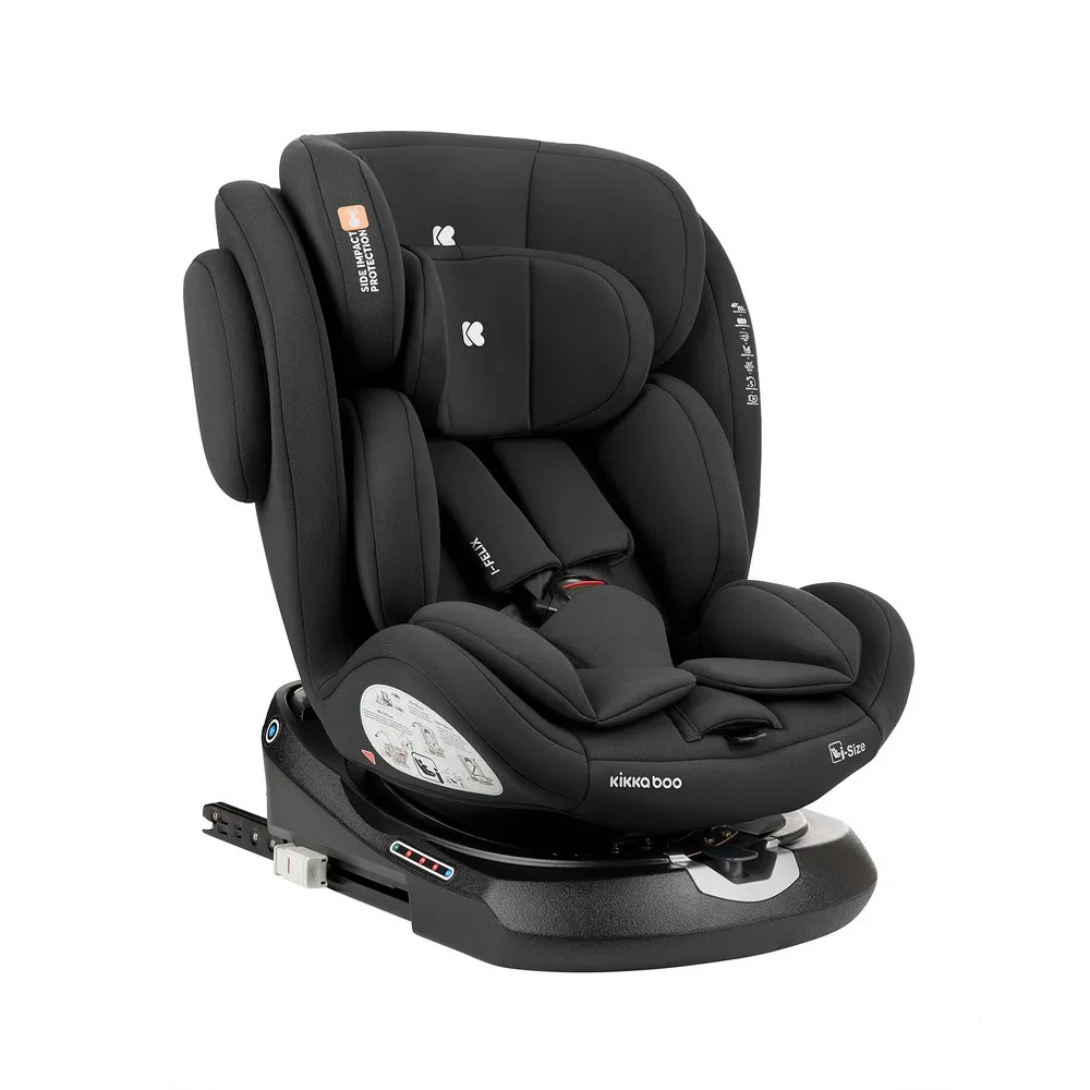 KIKKA BOO AUTO SEDISTE I-SIZE (40-150 CM) I-FELIX BLACK 