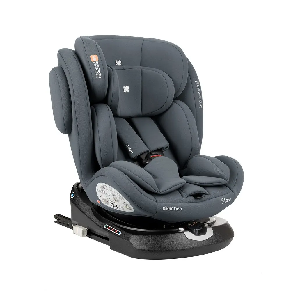 KIKKA BOO AUTO SEDISTE I-SIZE (40-150 CM) I-FELIX DARK GREY