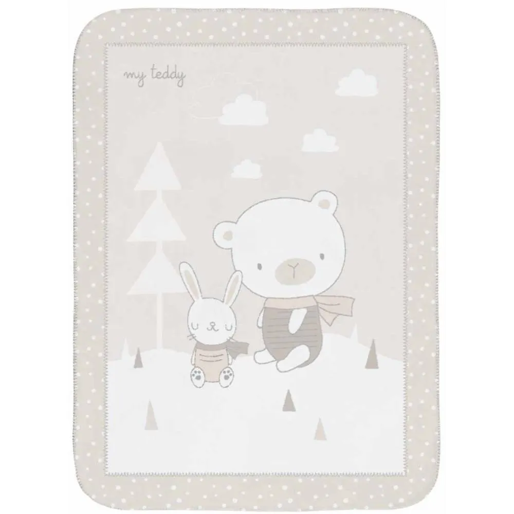 KIKKA BOO CEBE SUPER SOFT MY TEDDY 110X80 CM