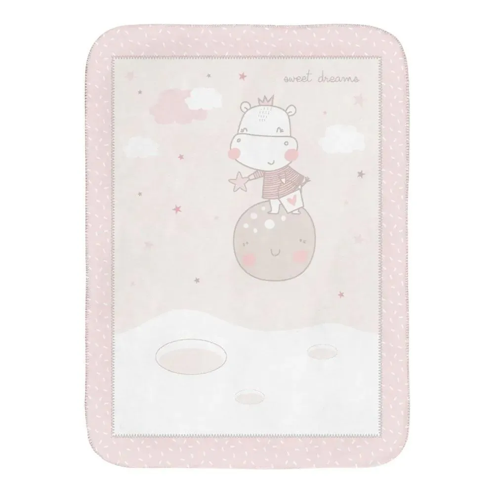 KIKKA BOO CEBE SUPER SOFT HIPPO DREAMS 110X80 CM 