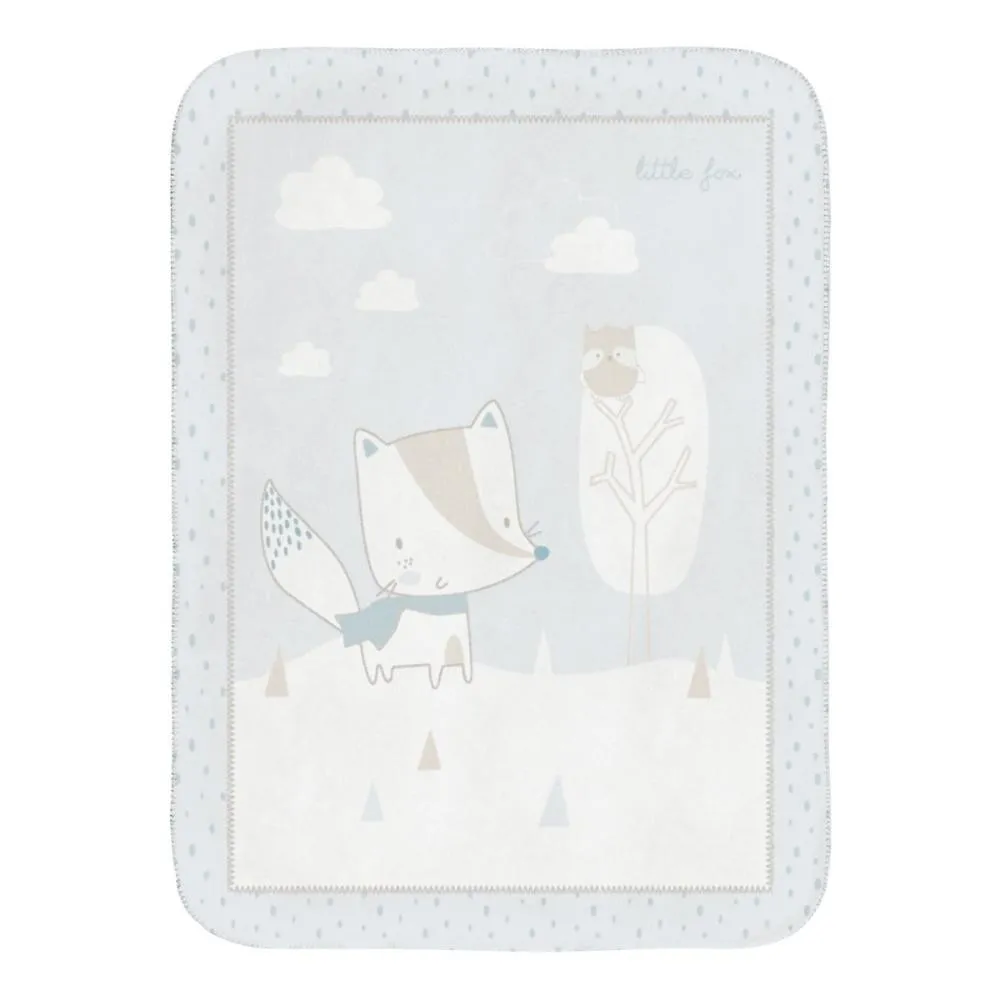 KIKKA BOO CEBE SUPER SOFT LITTLE FOX 110X140 CM 