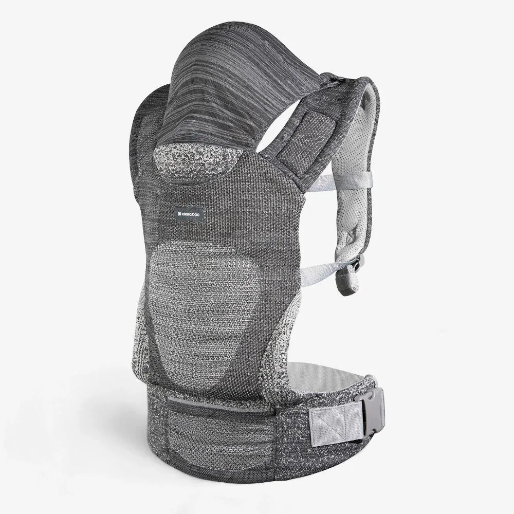 KIKKA BOO KENGUR NOSILJKA HOODY FLY GREY 