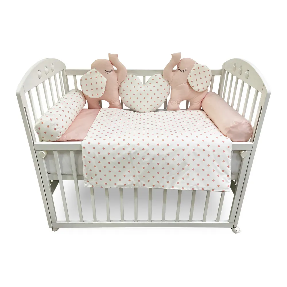 KIDZZ POSTELJINA 10 DELOVA SLONCE ROZE