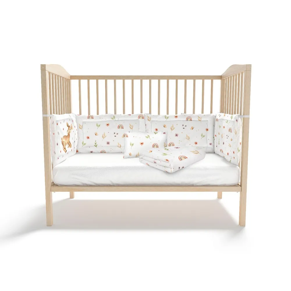 KIDZZ POSTELJINA 6 DELOVA CVETICI