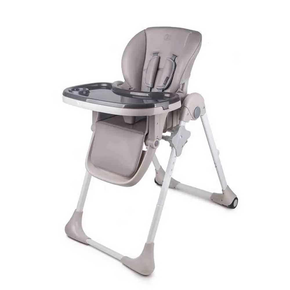 KINDERKRAFT STOLICA ZA HRANJENJE YUMMY GREY 