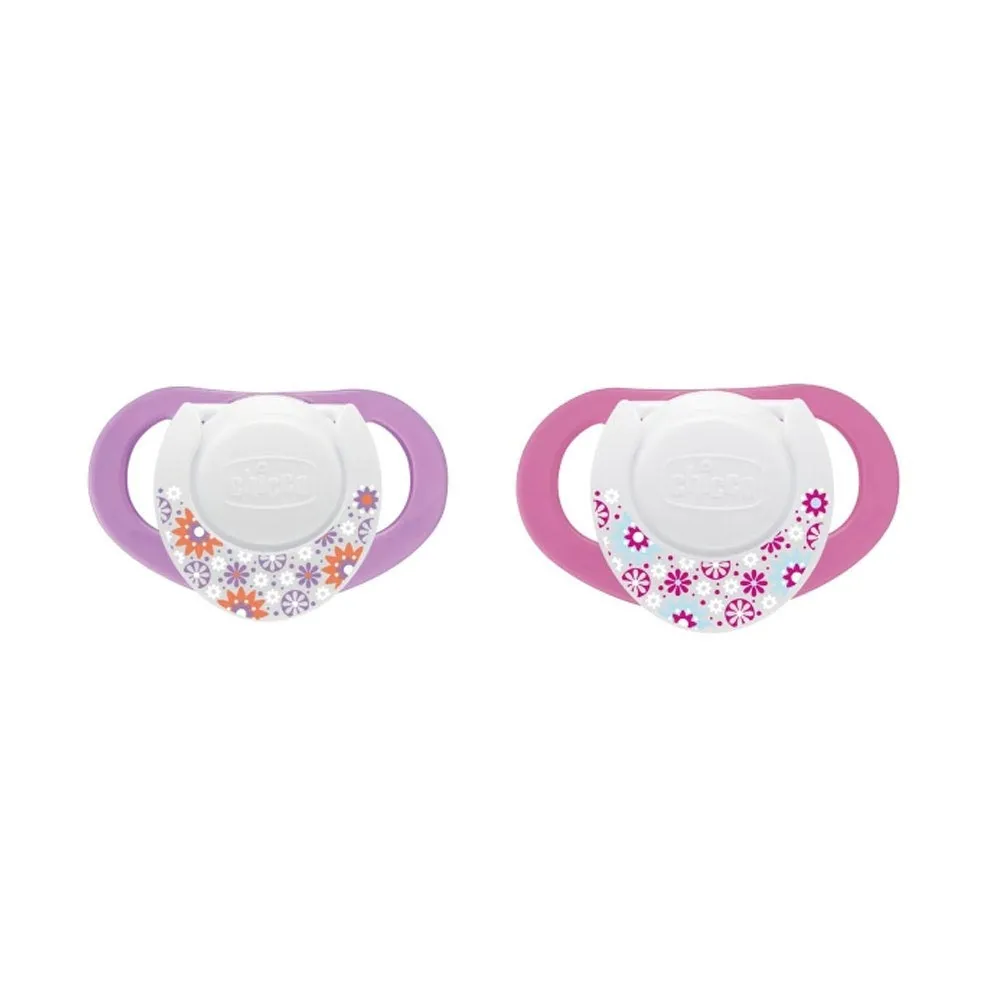 CHICCO VARALICA GIOTTO PHYSIO RING KAUCUK ROZE 6-12M 2/1 