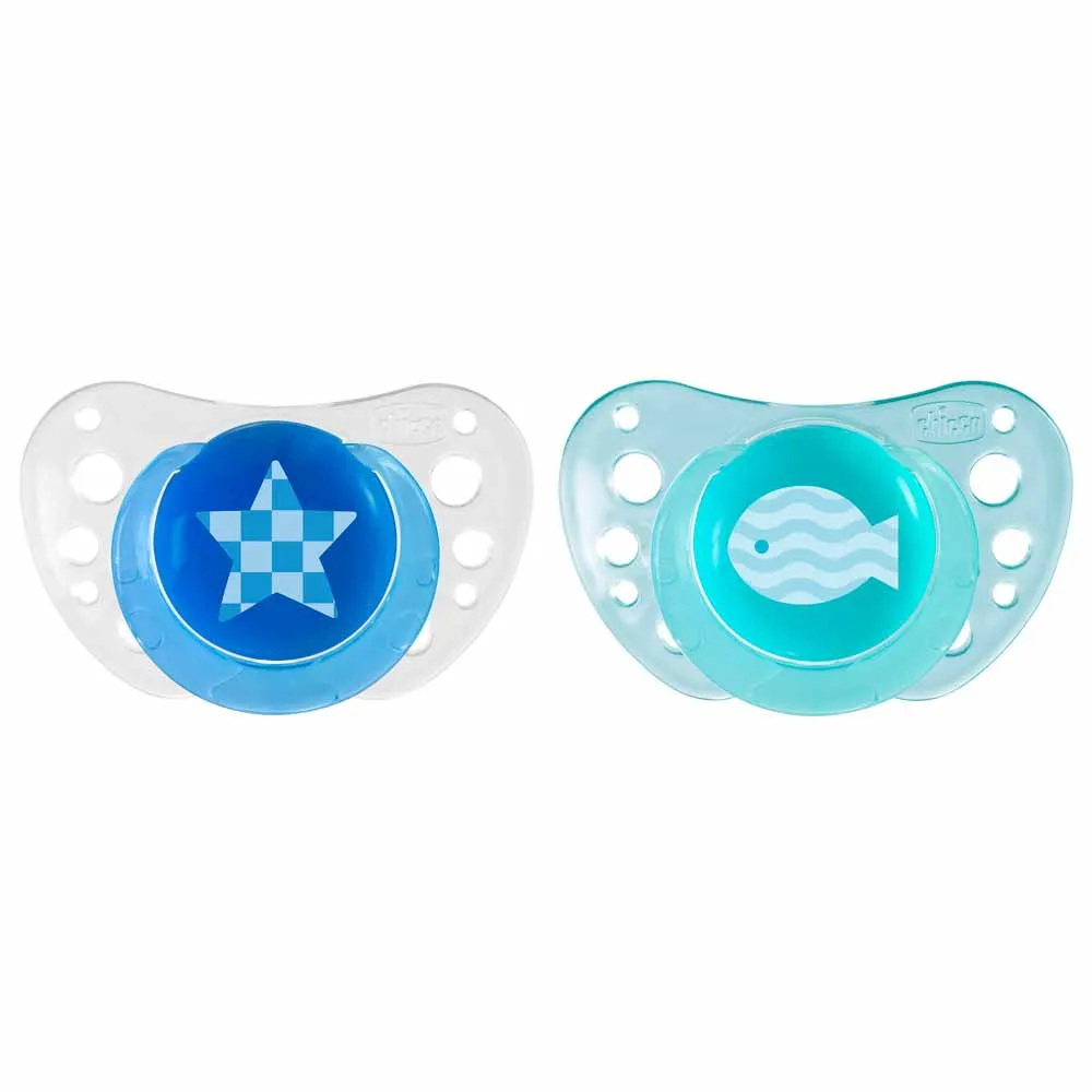 CHICCO VARALICA PHYSIO AIR SILIKON PLAVA 6-16M, 2/1