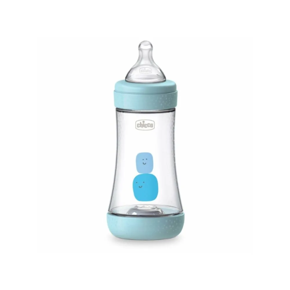 CHICCO PERFECT5 FLASICA PLAVA 2M+ 240ML