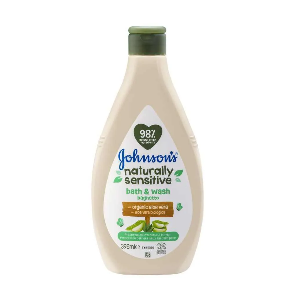 JOHNSONS BABY KUPKA BIO NATURAL 395ML