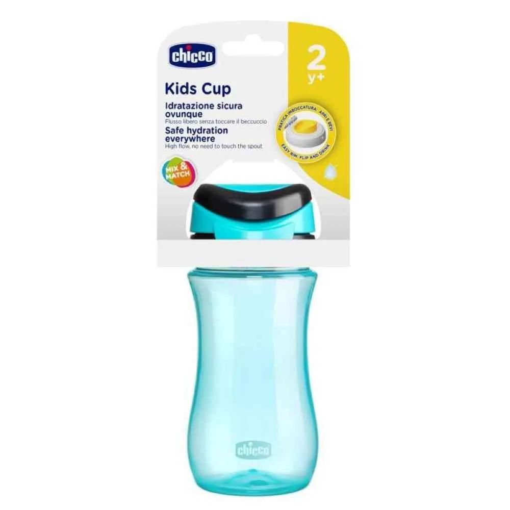 CHICCO ČASA SA PREKLOPNOM RUČKOM 350ML 24M+ PLAVA