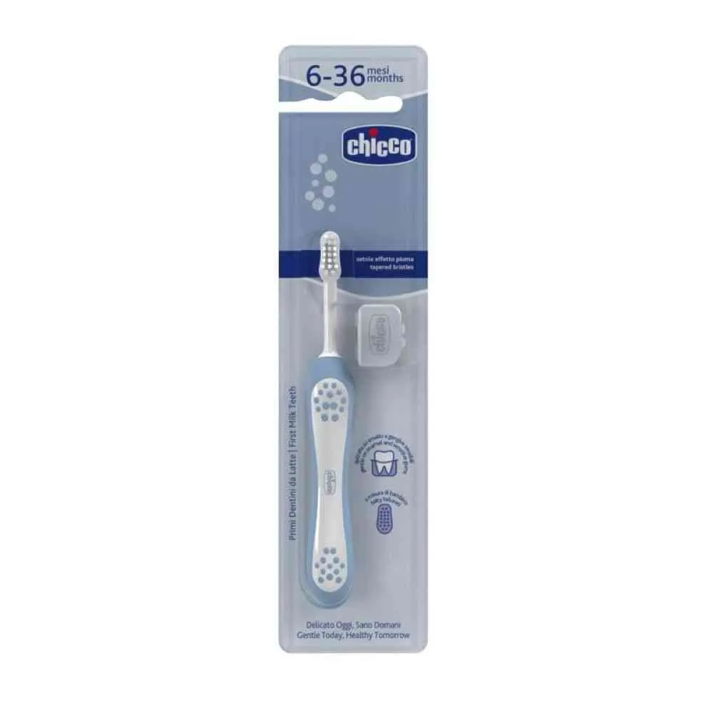 CHICCO ČETKICA ZA ZUBE INDIGO PLAVA 6-36M