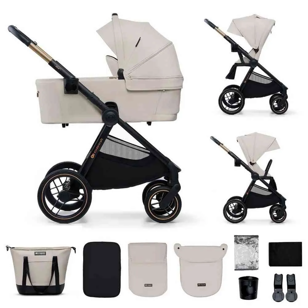 KINDERKRAFT KOLICA ZA BEBE SET 2U1 NEA 2 SOFT BEIGE 