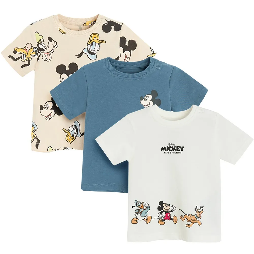 COOL CLUB MAJICA KRATAK RUKAV 3KOM DISNEY MICKEY & FRIENDS MIX