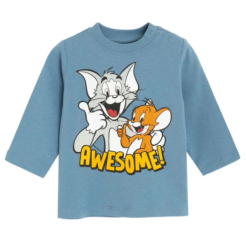 COOL CLUB TOM AND JERRY MAJICA DUG RUKAV BLUE