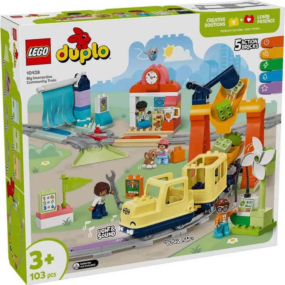 LEGO DUPLO TOWN BIG INTERACTIVE COMMUNITY TRAIN