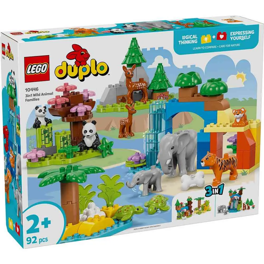 LEGO DUPLO TOWN 3IN1 WILD ANIMAL FAMILIES