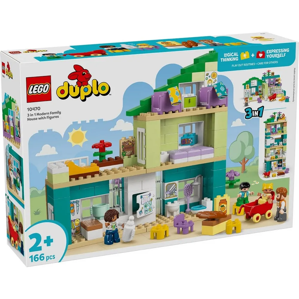 LEGO DUPLO 3 IN 1 MODERN FAMILY HOUSE 