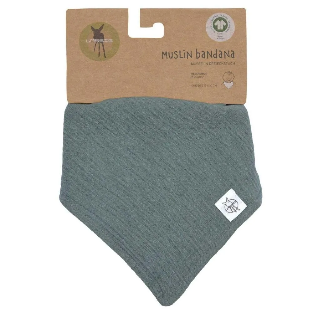 LASSIG PORTIKLA OD MUSLINA PETROL GREEN