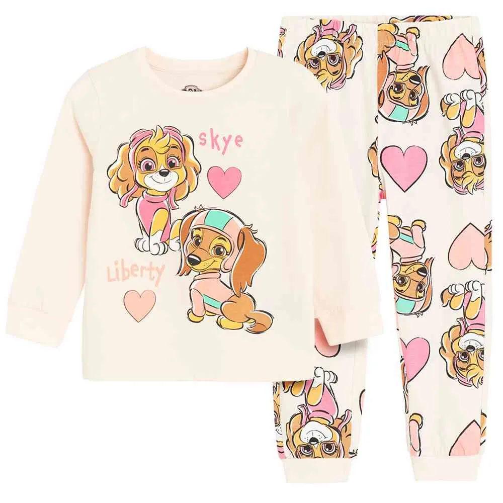 COOL CLUB PAW PATROL PIDZAMA LIGHT PINK