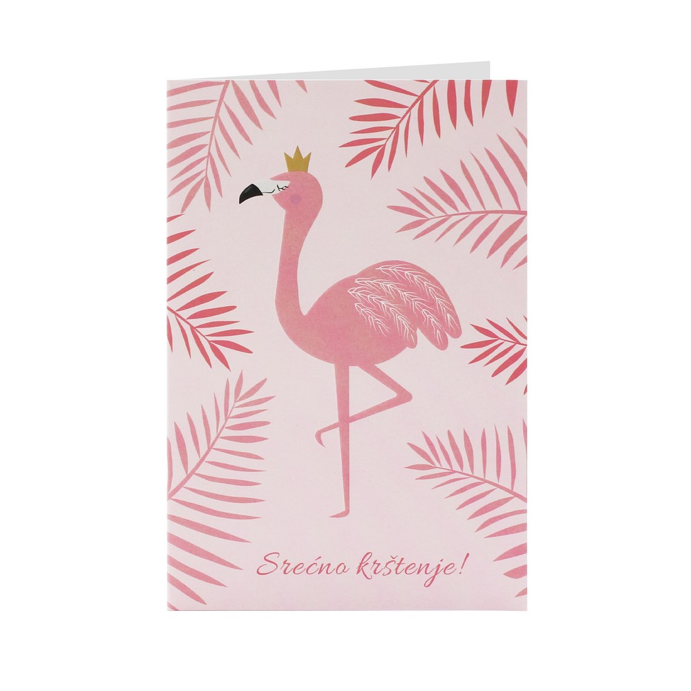 CESTITKA SRECNO KRSTENJE ROZE