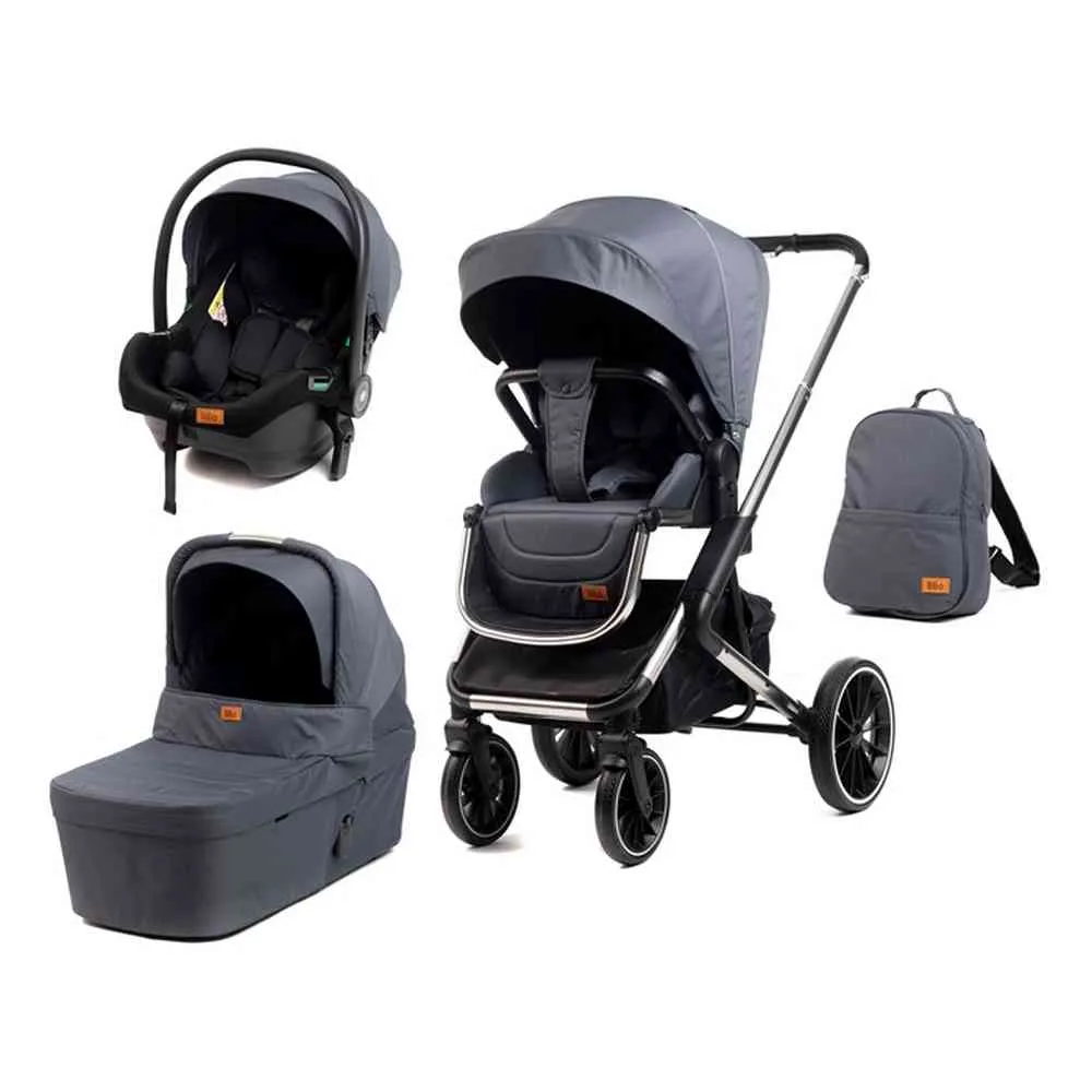BBO KOLICA ZA BEBE 3U1 (6567) FLEXITRIO - GREY