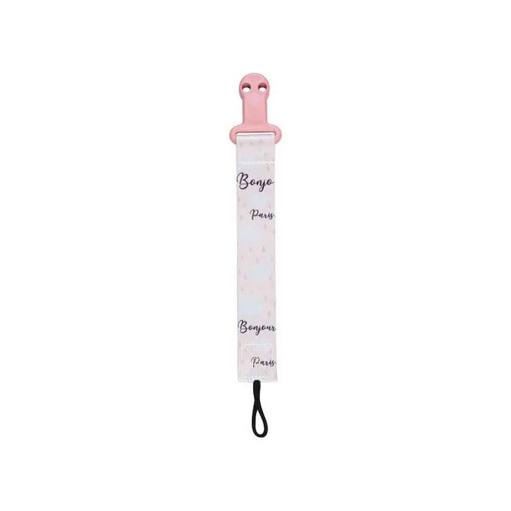 CANPOL BABIES LANAC ZA VARALICU 51/026_PIN - BONJOUR PARIS PINK