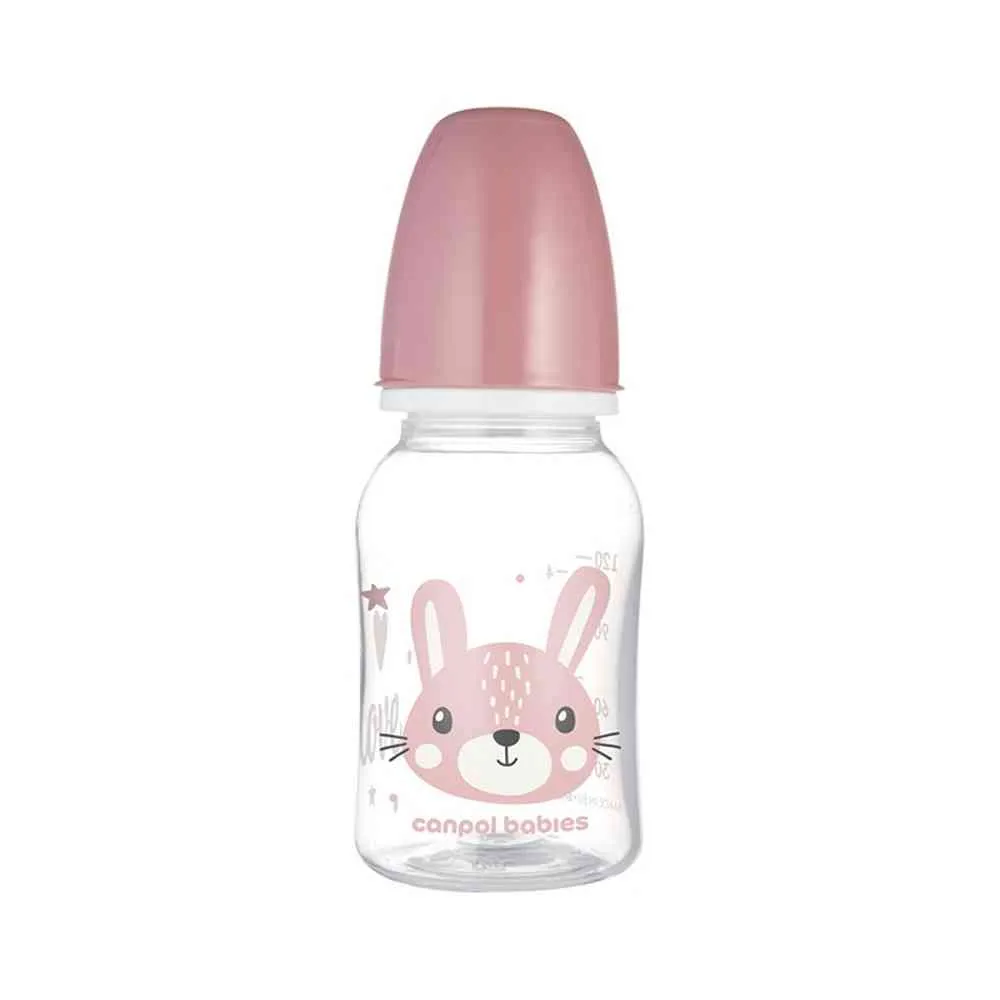 CANPOL BABIES FLASICA CUTE ANIMALS 120ML (11/851) - PINK
