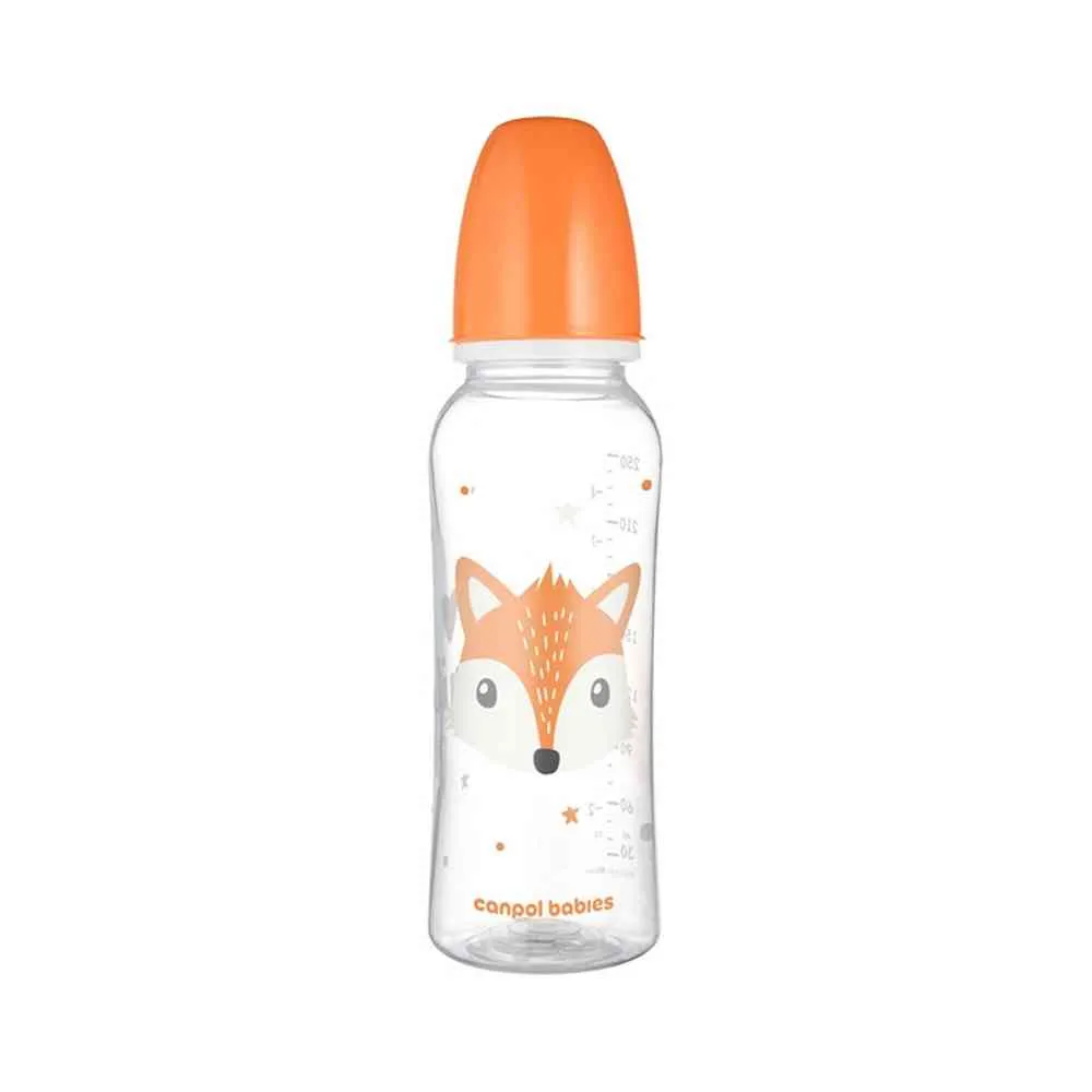 CANPOL BABIES FLASICA CUTE ANIMALS 250ML (11/841) - ORANGE 