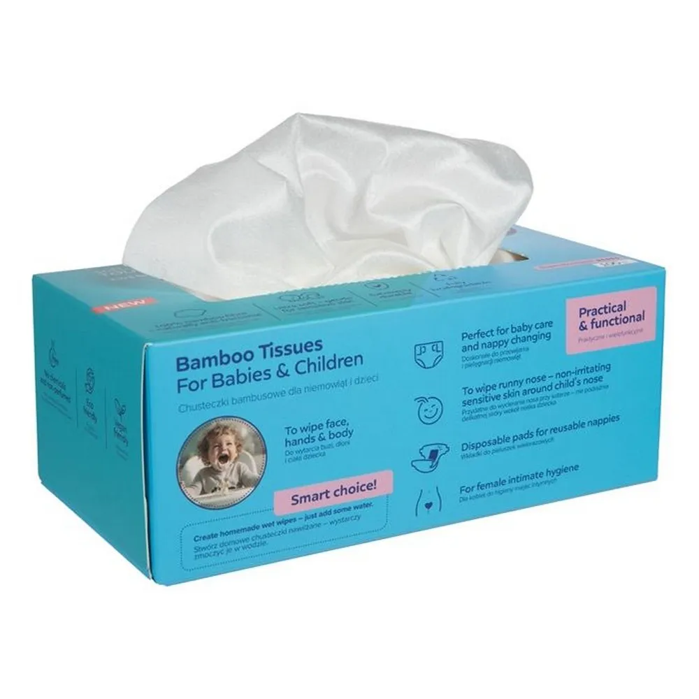 CANPOL BABIES VLAZNE MARAMICE (1/658) ZA BEBE I DECU 100KOM - BAMBOO 