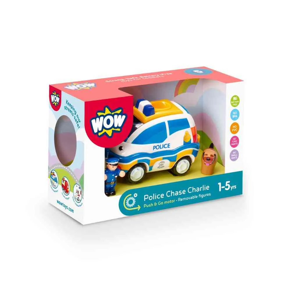 WOW TOYS - POLICIJSKI AUTO CHARLIE 