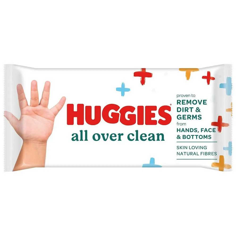 HUGGIES VLAZNE MARAMICE ALL OVER CLEAN, 56 KOM